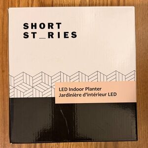 SHORT STORIES LED Indoor Planter Box - Blush Pink & Black